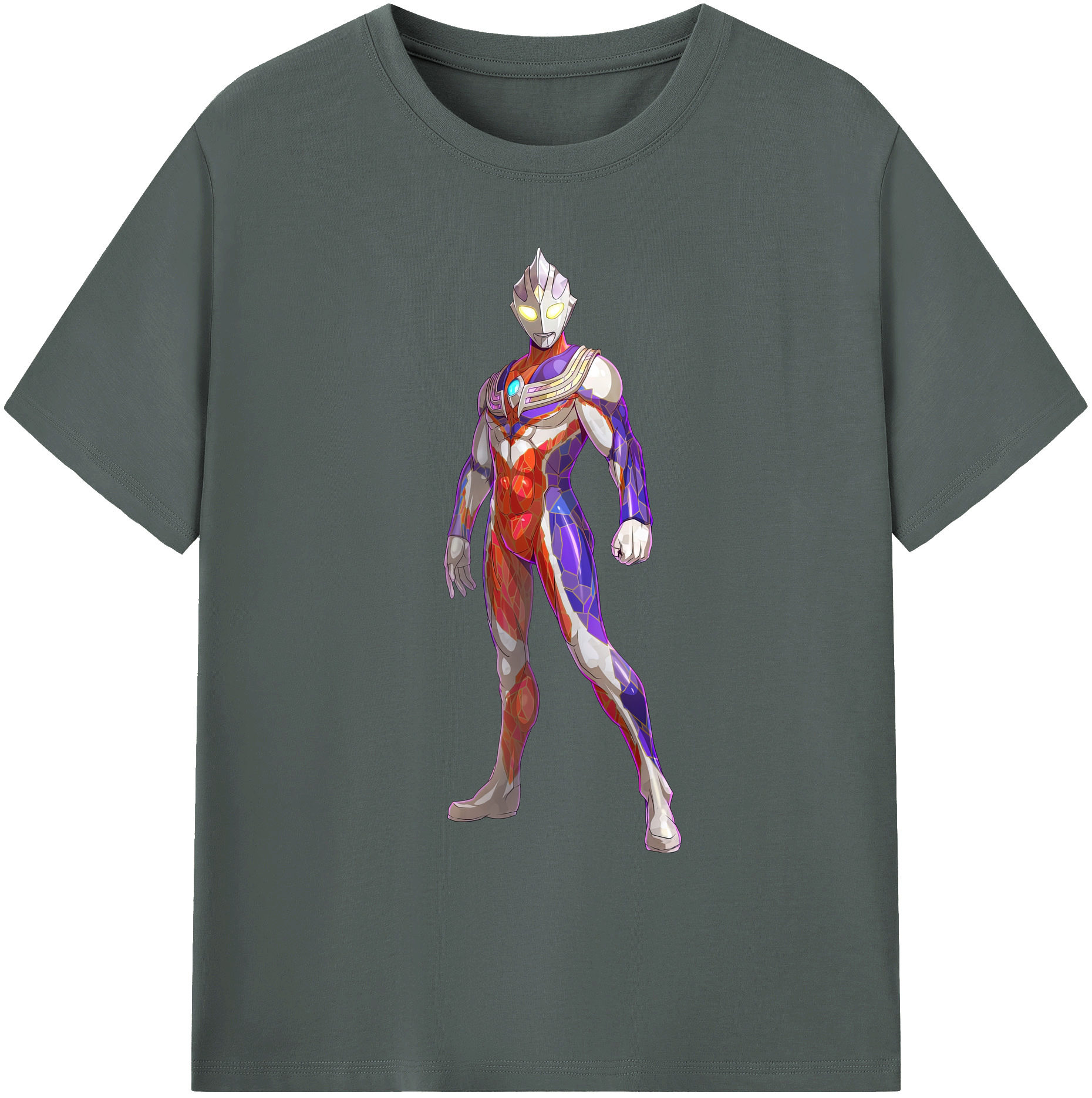 （画像用） ウルトラマン Ultraman 綿100％ メンズ半袖Tシャツ｜肌触りやわらか＆通気性
